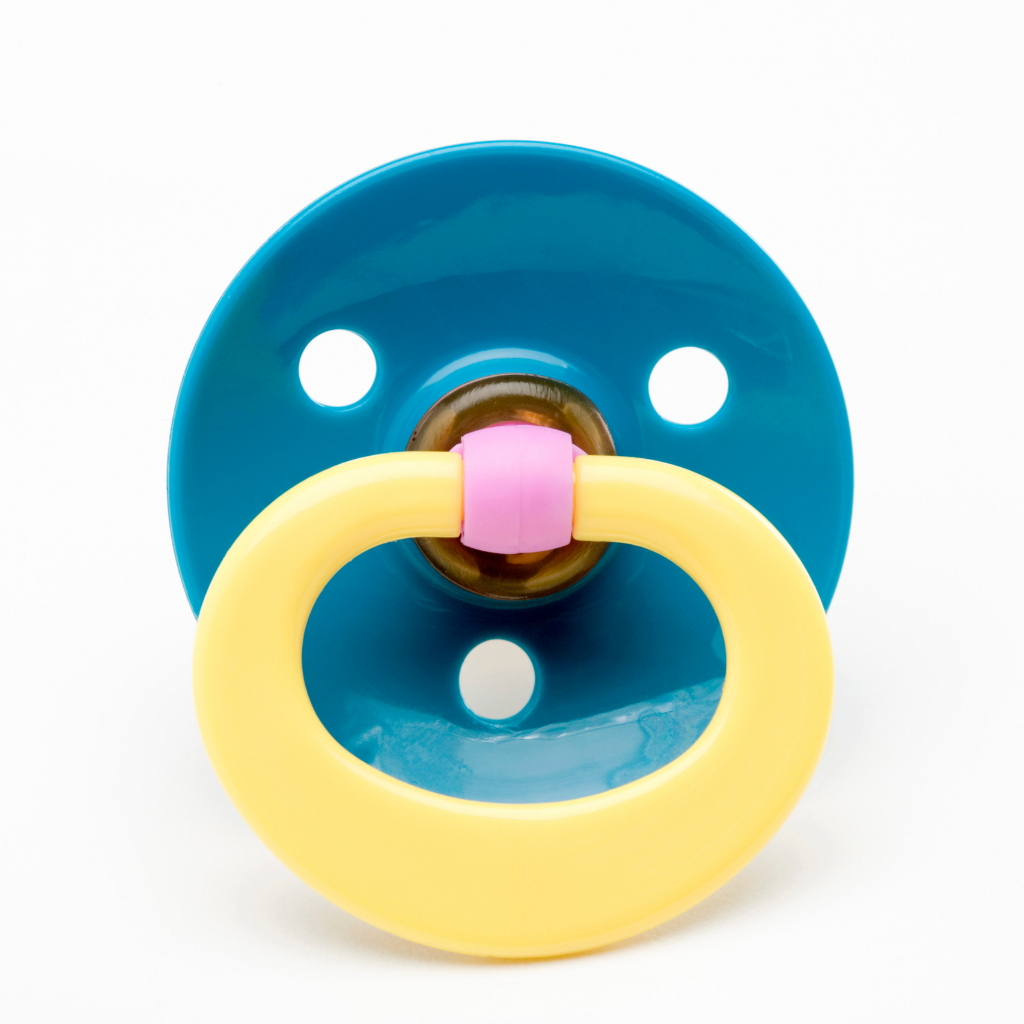Blue & Yellow Baby Pacifier