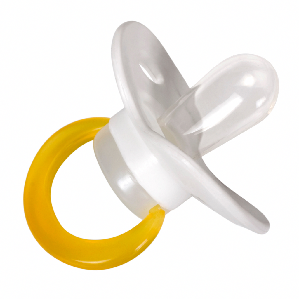 White & Yellow Baby Pacifier