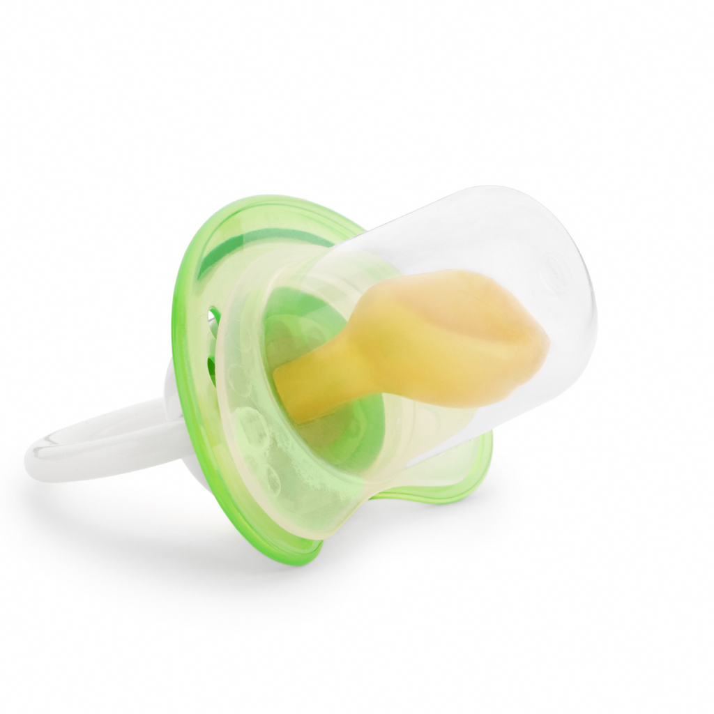 Green & White Baby Pacifier